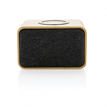 Logotrade advertising product image of: RCS Rplastic 3W speaker with bamboo 5W wireless