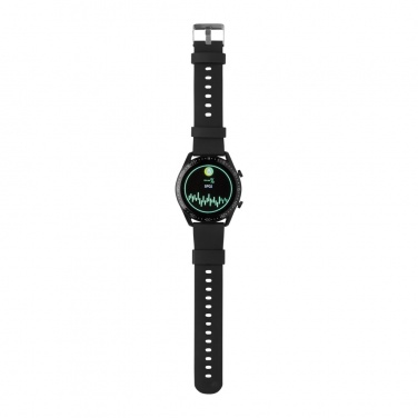 Logo trade promotional giveaways picture of: RCS recycled TPU Fit Watch round