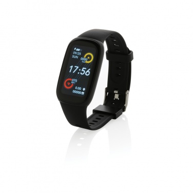 Logo trade corporate gifts image of: RCS recycled TPU  activity watch 1.47'' screen with HR