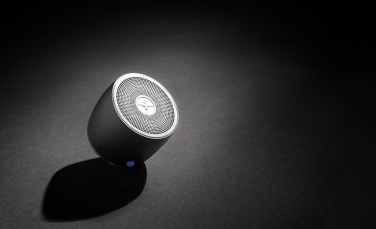 Logo trade business gift photo of: Swiss Peak RCS recycled aluminum 3W bass speaker