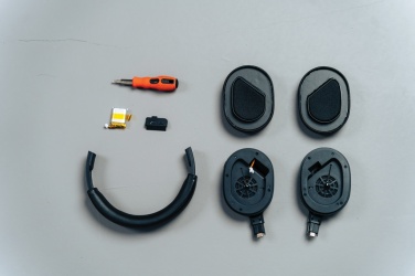 Logotrade promotional item picture of: Irvine RCS recycled and repairable ANC wireless headphone
