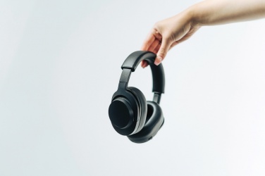 Logo trade promotional merchandise picture of: Irvine RCS recycled and repairable ANC wireless headphone