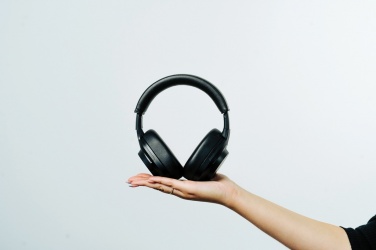 Logo trade promotional products picture of: Irvine RCS recycled and repairable ANC wireless headphone