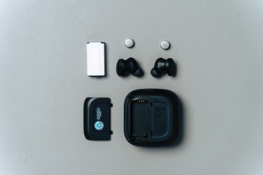Logotrade advertising product picture of: Lakewood RCS recycled and repairable wireless earbuds