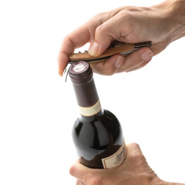 Logo trade business gift photo of: Wooden Corkscrew