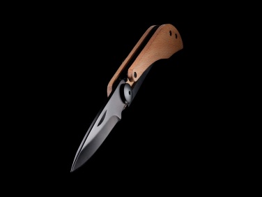 Logo trade promotional products image of: Nemus Luxury Wooden knife with lock