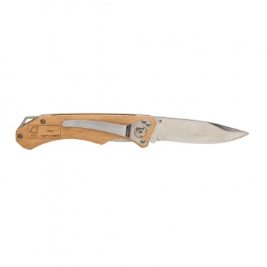 Logotrade advertising product image of: Wooden outdoor knife