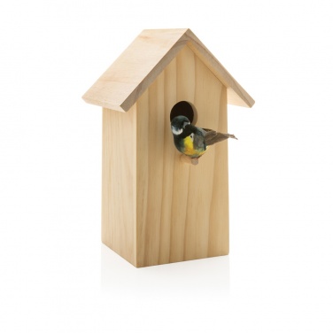 Logo trade corporate gift photo of: Wooden birdhouse