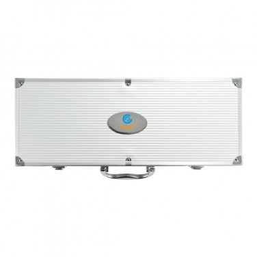Logo trade promotional giveaways picture of: 12 pcs barbecue set in aluminium box