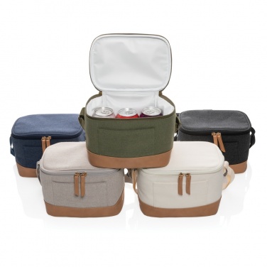 Logo trade promotional items image of: Impact AWARE™ 16 oz. rcanvas six can cooler bag