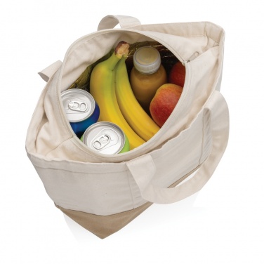 Logotrade promotional merchandise picture of: Impact Aware™ 285 gsm rcanvas cooler bag undyed