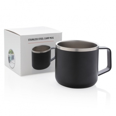 Logo trade promotional giveaway photo of: Stainless steel camp mug
