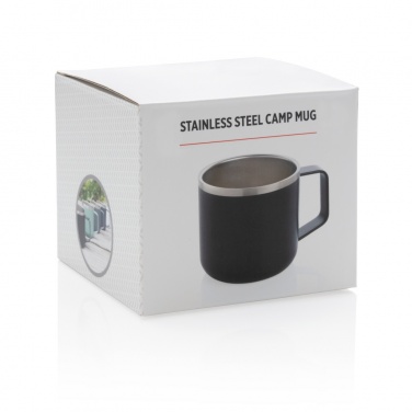 Logo trade promotional giveaways picture of: Stainless steel camp mug