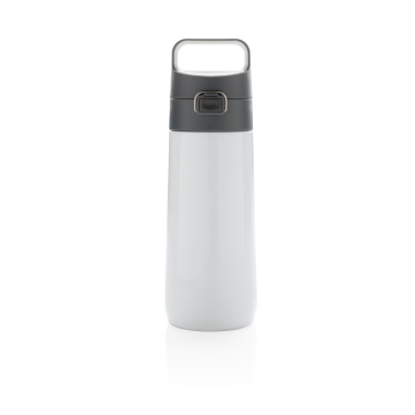 Logo trade business gifts image of: Hydrate leak proof lockable vacuum bottle