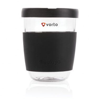 Logo trade promotional gift photo of: Ukiyo borosilicate glass with silicone lid and sleeve