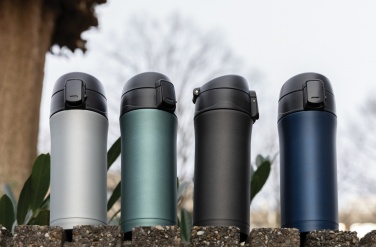 Logo trade promotional items picture of: Metallic easy lock vacuum mug