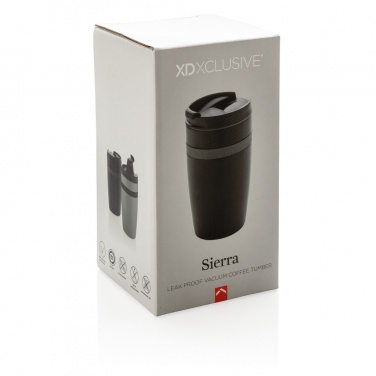 Logo trade promotional merchandise image of: Sierra leak proof vacuum coffee tumbler