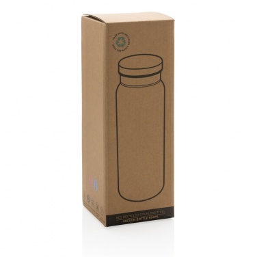Logotrade promotional gifts photo of: RCS Recycled stainless steel vacuum bottle 600ML