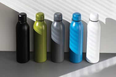 Logo trade business gifts image of: RCS Recycled stainless steel vacuum bottle 500ML