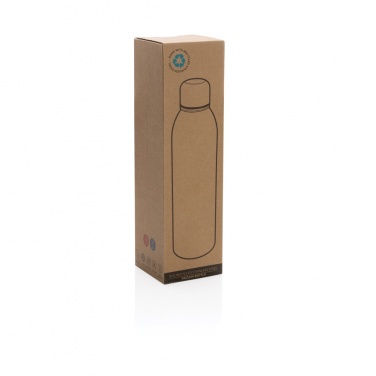 Logotrade promotional merchandise photo of: RCS Recycled stainless steel vacuum bottle 500ML