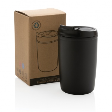 Logotrade promotional merchandise photo of: GRS Recycled PP tumbler with flip lid