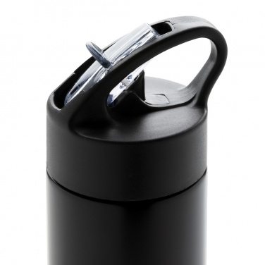 Logo trade promotional item photo of: Sport bottle with straw