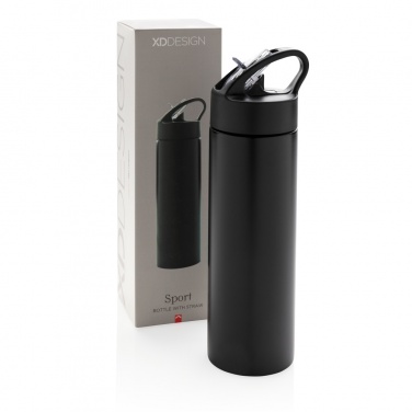 Logotrade advertising product image of: Sport bottle with straw
