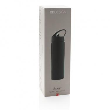 Logotrade advertising product image of: Sport bottle with straw