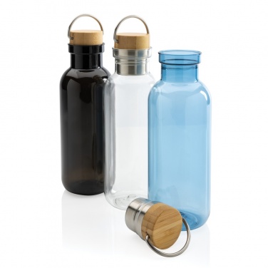 Logo trade promotional products picture of: RCS RPET bottle with bamboo lid and handle