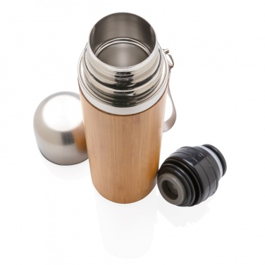 Logotrade promotional merchandise photo of: Bamboo vacuum travel flask