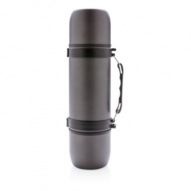 Logo trade promotional merchandise picture of: Vacuum flask with 2 cups