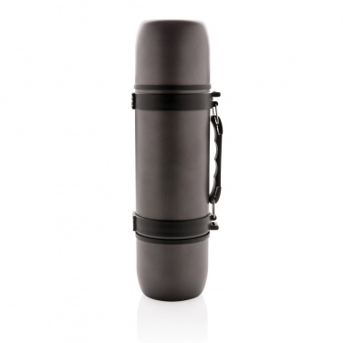Logo trade promotional gifts picture of: Vacuum flask with 2 cups