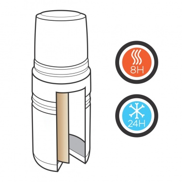 Logo trade promotional item photo of: Swiss Peak Elite 0.5L copper vacuum flask
