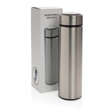 Logo trade business gifts image of: Vacuum stainless steel bottle