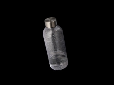 Logo trade promotional giveaways image of: Leakproof water bottle with metallic lid