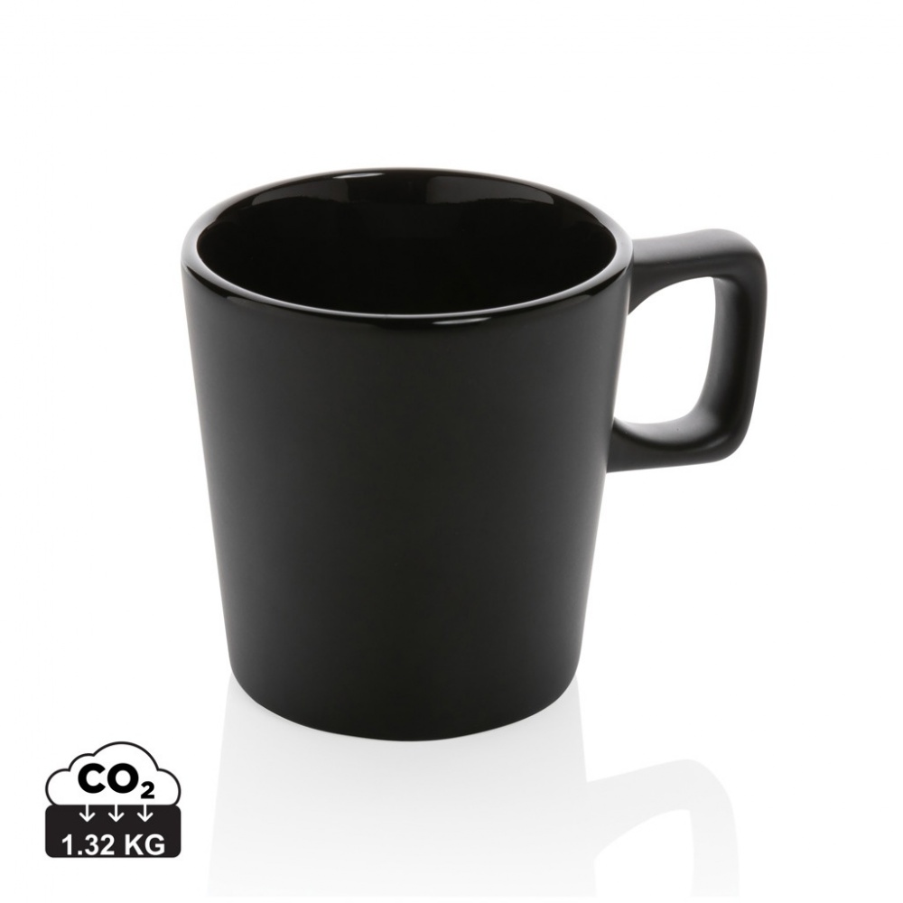 Logo trade advertising products picture of: Ceramic modern coffee mug 300ml