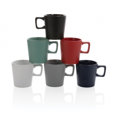 Logo trade advertising products image of: Ceramic modern coffee mug 300ml