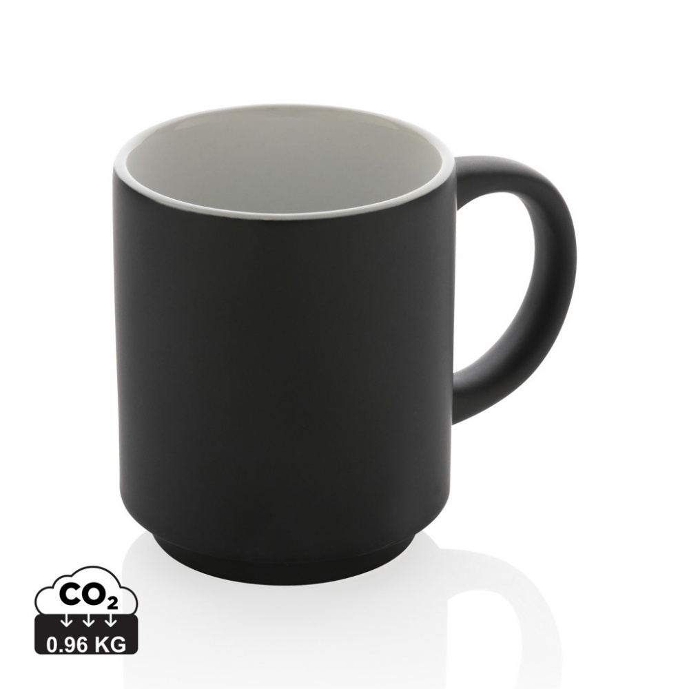 Logo trade corporate gift photo of: Ceramic stackable mug 180ml