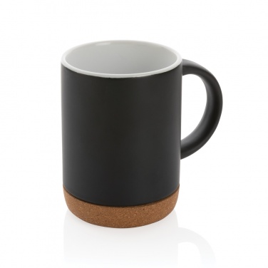 Logo trade promotional gifts picture of: Ceramic mug with cork base 280ml