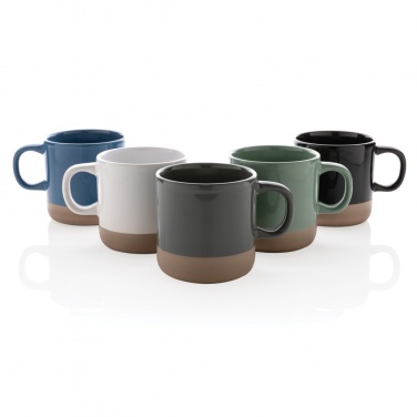 Logo trade promotional merchandise image of: Glazed ceramic mug 360ml