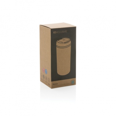 Logo trade promotional merchandise picture of: Metro RCS Recycled stainless steel tumbler