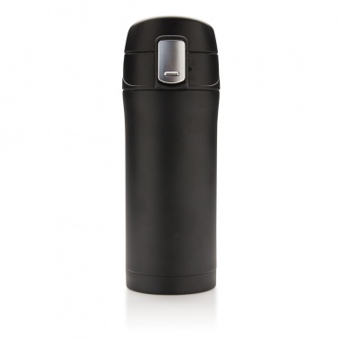 Logotrade promotional merchandise picture of: RCS Recycled stainless steel easy lock vacuum mug
