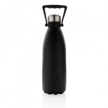 Logo trade corporate gift photo of: RCS Recycled stainless steel large vacuum bottle 1.5L