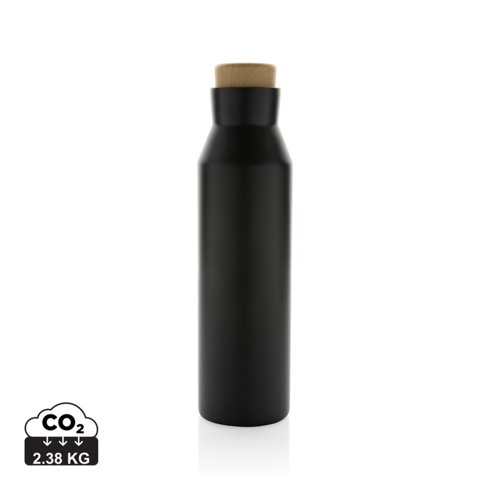 Logo trade promotional items picture of: Gaia RCS certified recycled stainless steel vacuum bottle