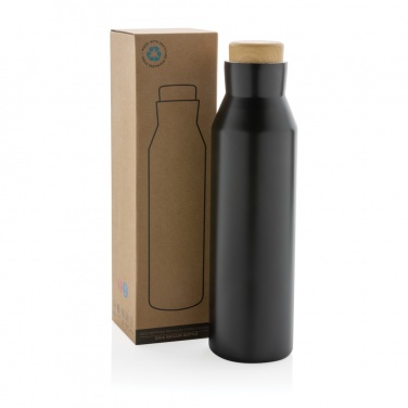 Logotrade corporate gift image of: Gaia RCS certified recycled stainless steel vacuum bottle