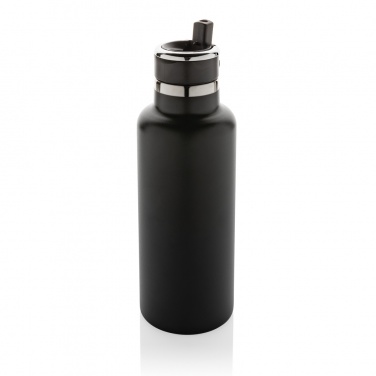 Logo trade corporate gifts picture of: Hydro RCS recycled stainless steel vacuum bottle with spout