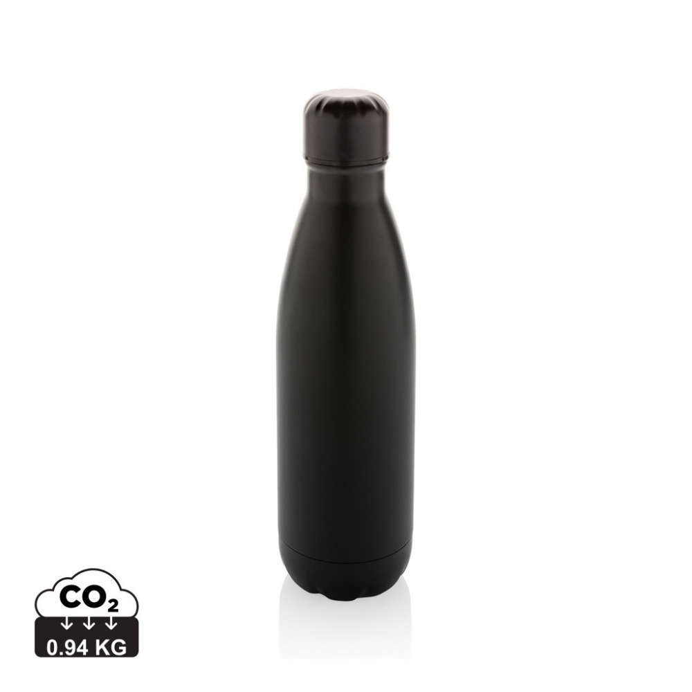 Logo trade promotional merchandise image of: Eureka RCS certified re-steel single wall water bottle