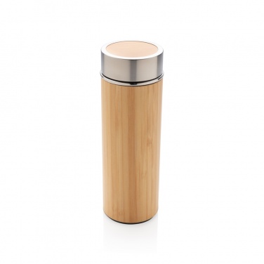 Logotrade promotional products photo of: Leak proof bamboo vacuum bottle