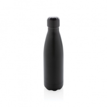 Logo trade business gift photo of: Solid colour vacuum stainless steel bottle 500 ml