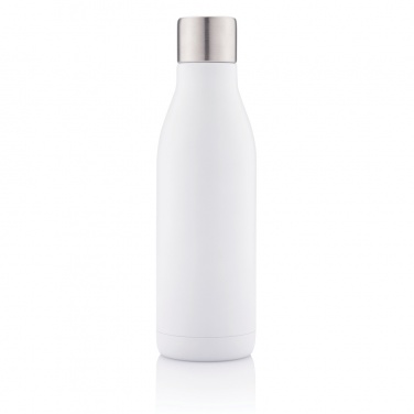 Logo trade corporate gifts image of: UV-C steriliser vacuum stainless steel bottle